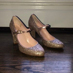 Kate Spade Glitter Mary Jane Pumps